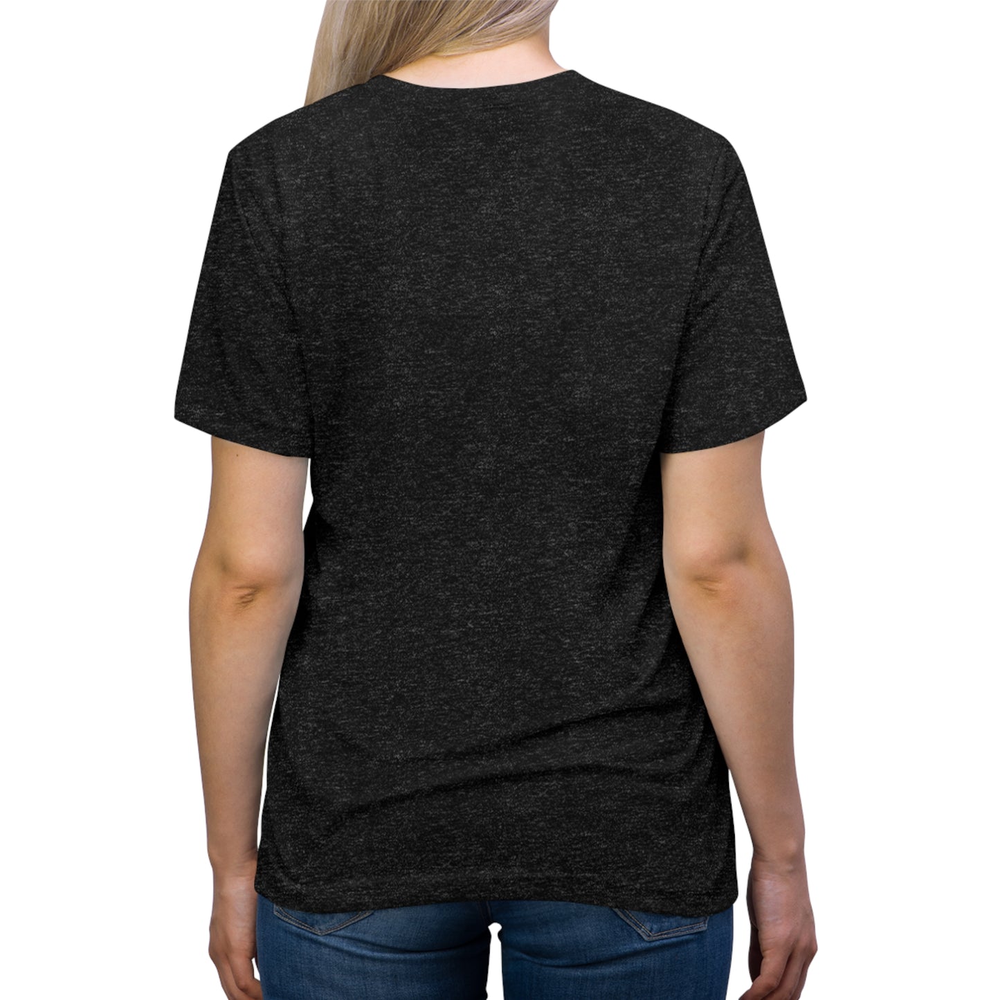 MALIBU PIER Unisex Triblend Tee in Black Heather Featuring Original Oil Painting by Katina Zinner