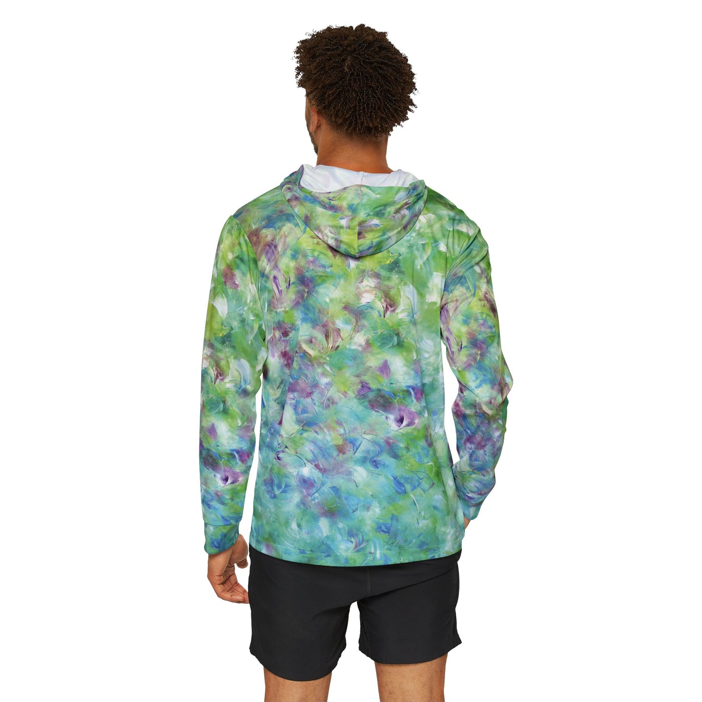 WATERFALL Green - Lightweight Sport Hoodie