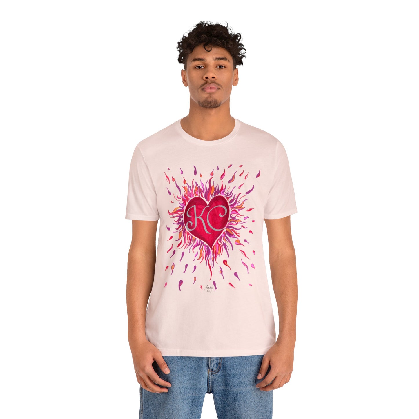 HEARTS on FIRE Unisex Cotton Tee