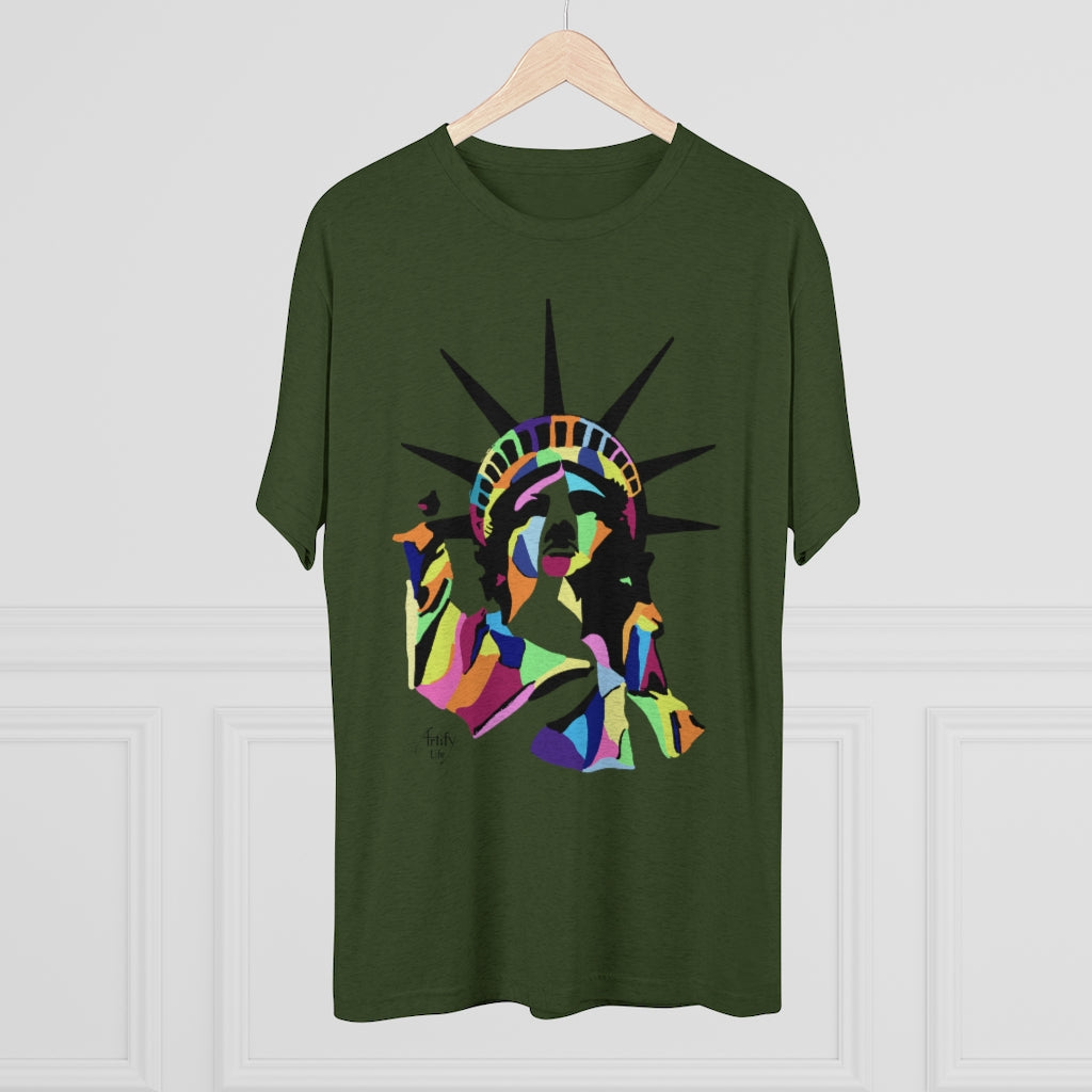 LIBERTY Tri-Blend Crew Tee