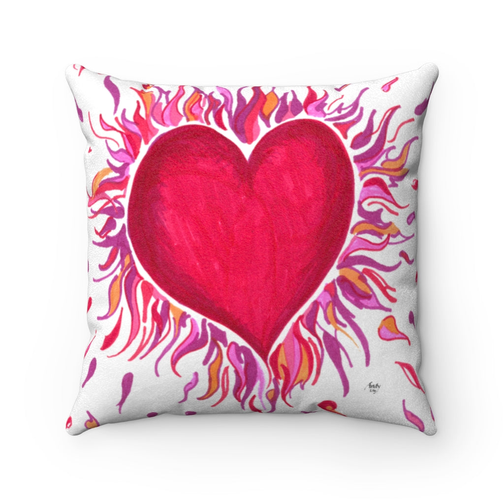 HEARTS on FIRE Pillow Cover