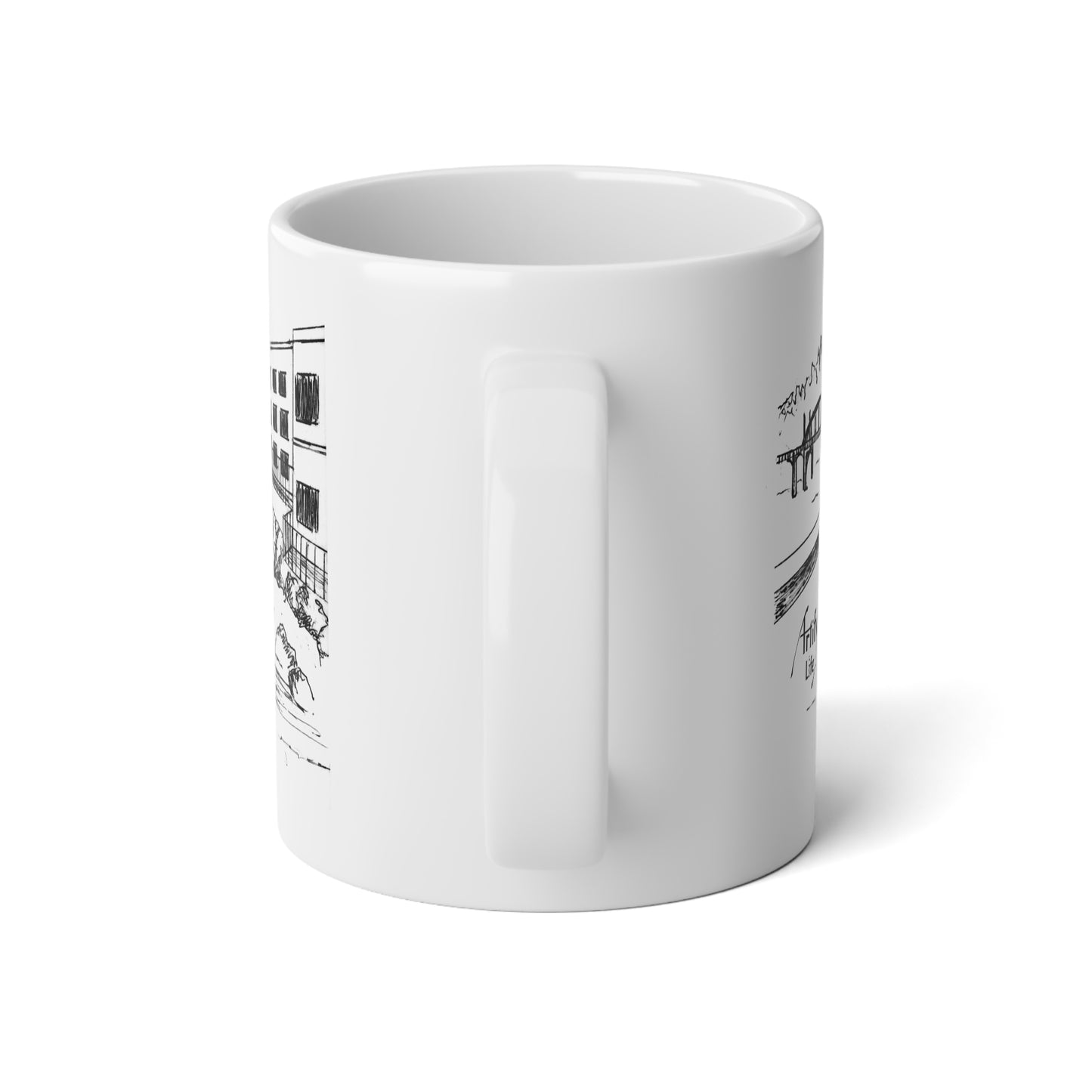 FLORENCE, OR - Pier - White Ceramic Mug - 20oz