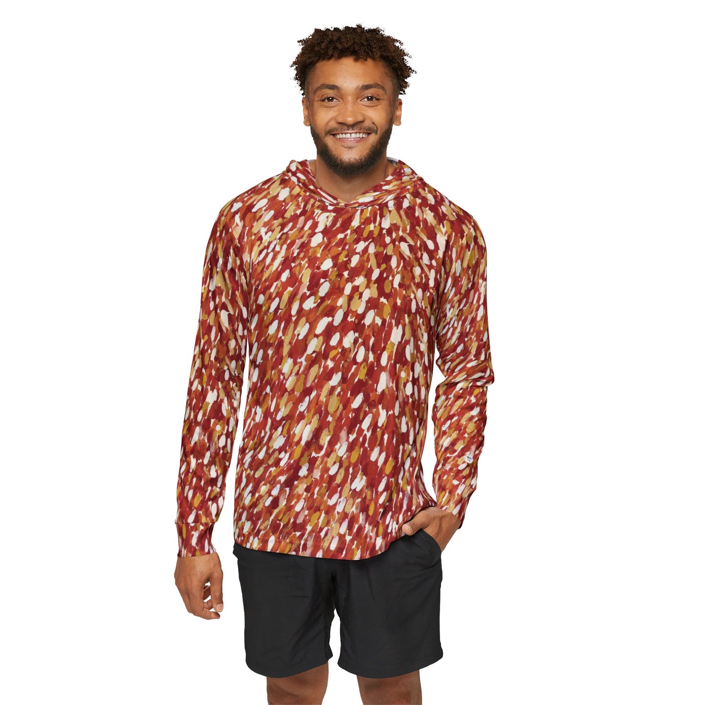 CORAL BLOOM Lightweight Sport Hoodie