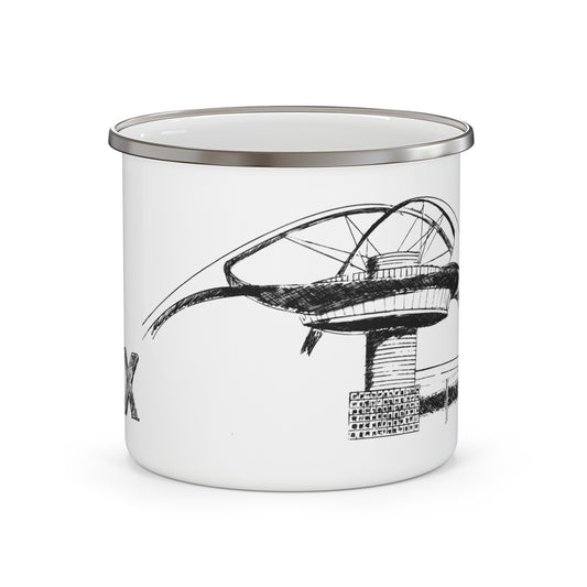 LAX - 12oz Enamel Mug