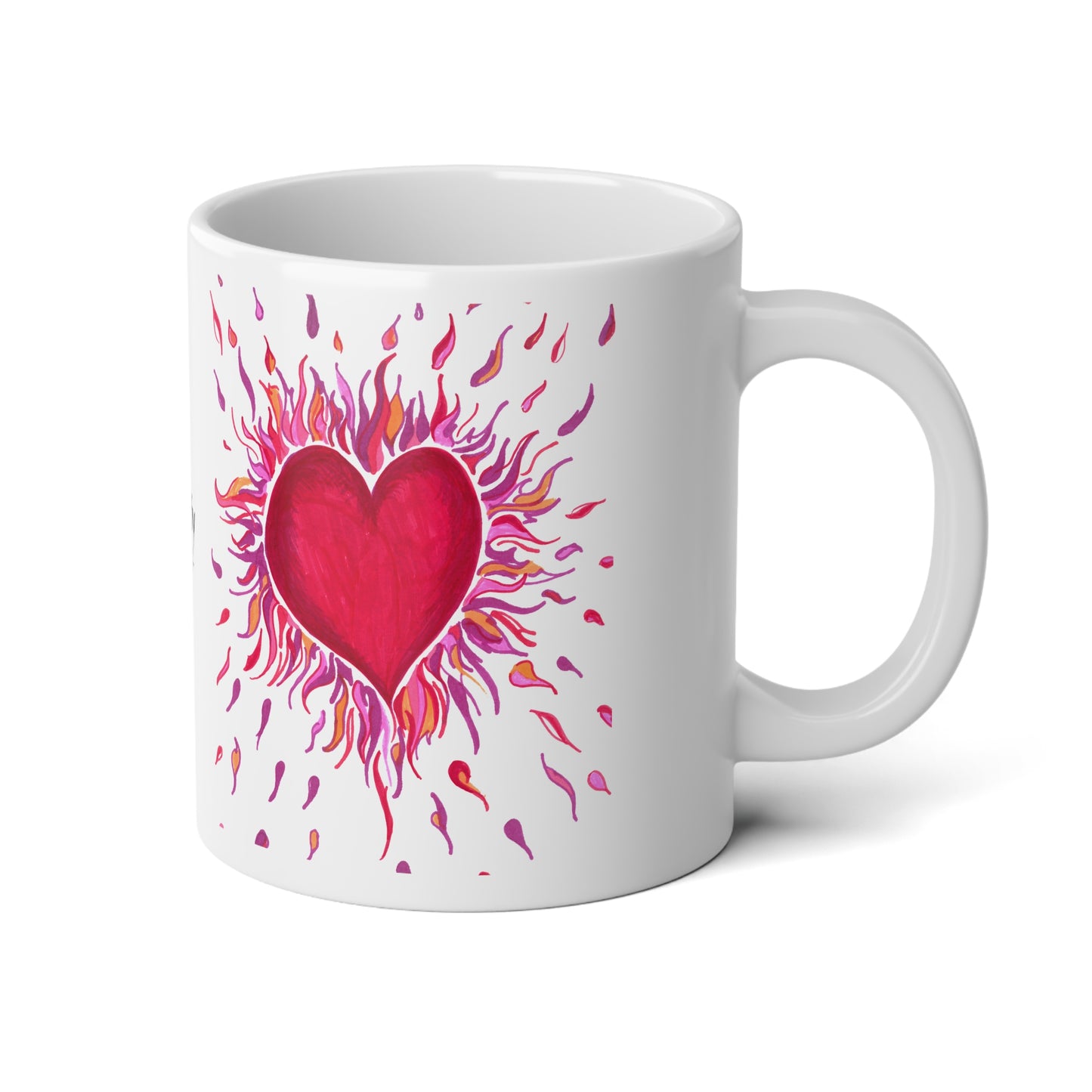 HEARTS on FIRE - Ceramic Mug - 20oz