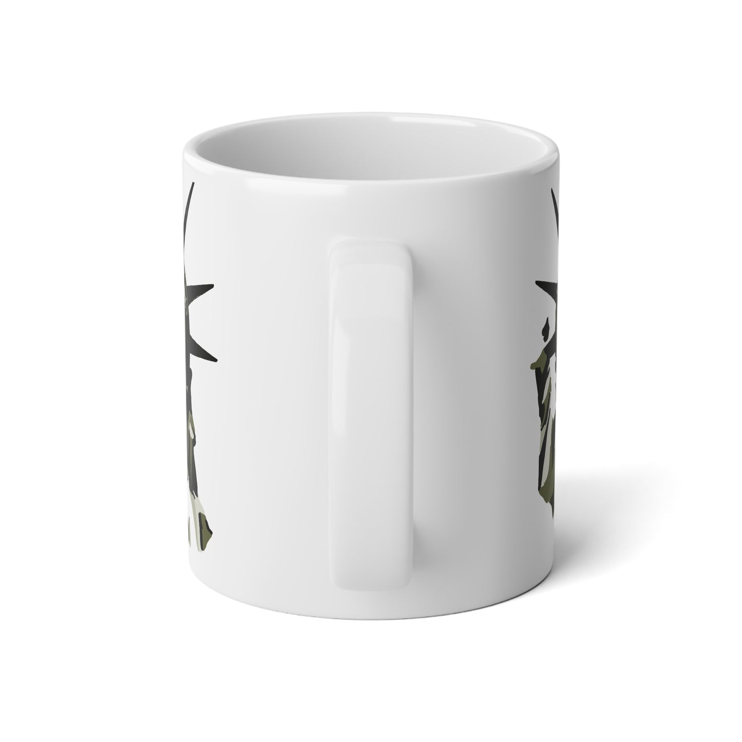 LIBERTY - Cammo - White Ceramic Mug - 20oz