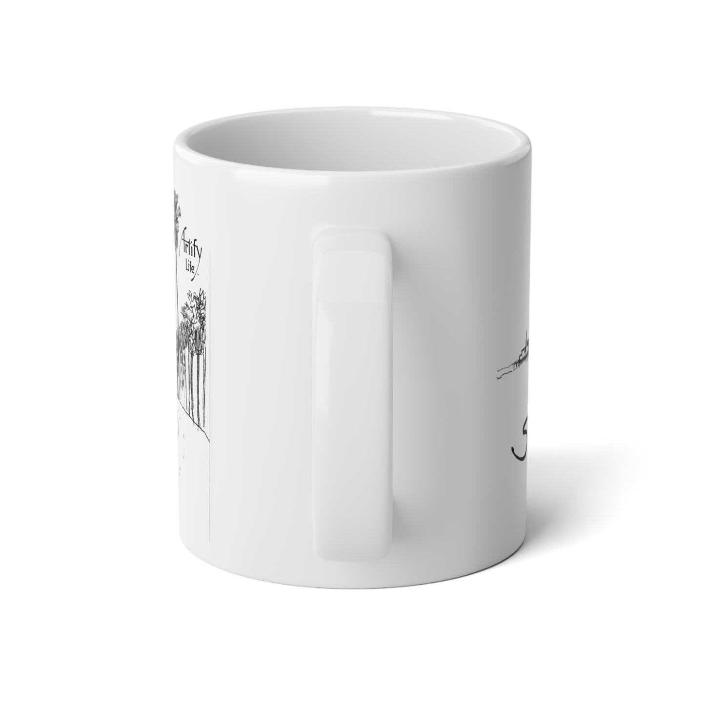 SANTA MONICA - Bike Path - White Ceramic Mug - 20oz
