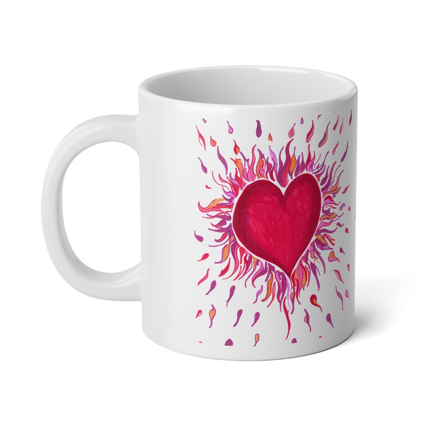 HEARTS on FIRE - Ceramic Mug - 20oz