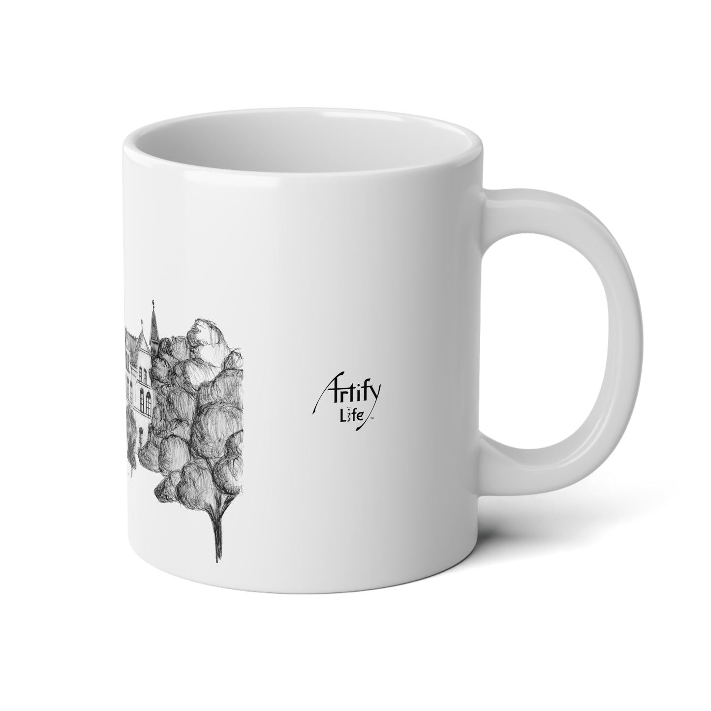 PARKVILLE, MO - White Ceramic Mug - 20oz