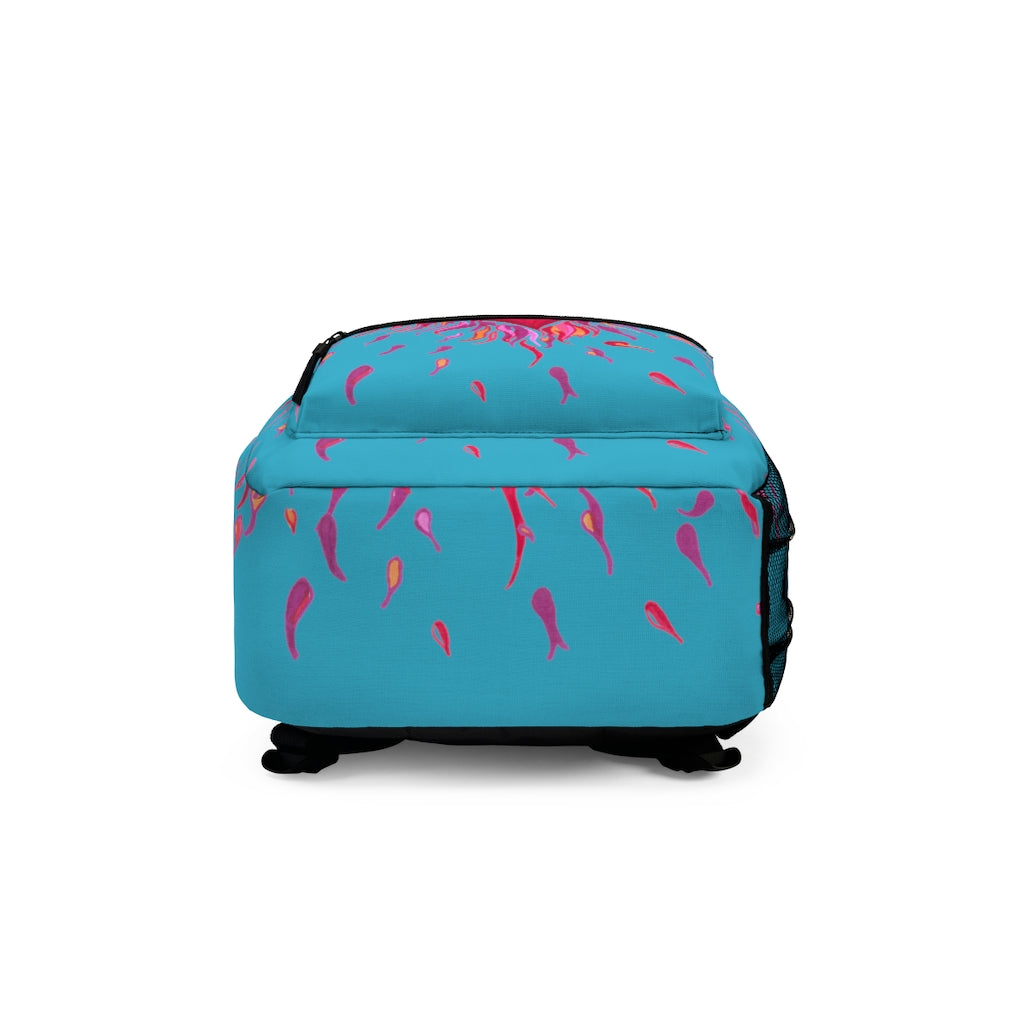 HEARTS on FIRE Backpack - TEAL