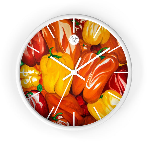 PEPPERS Wall clock