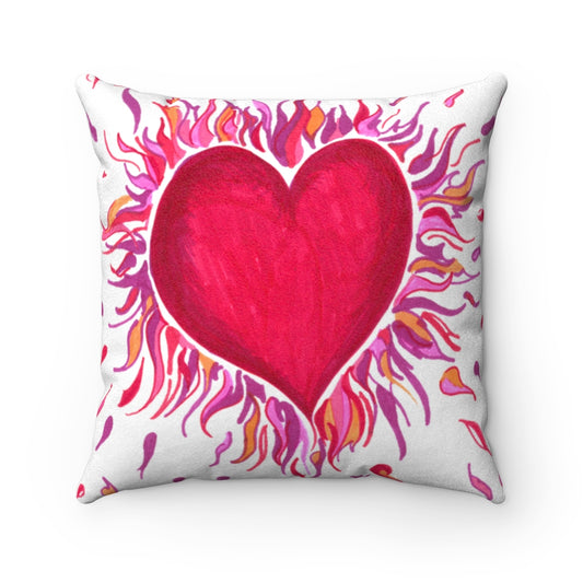 HEARTS on FIRE Pillow Cover