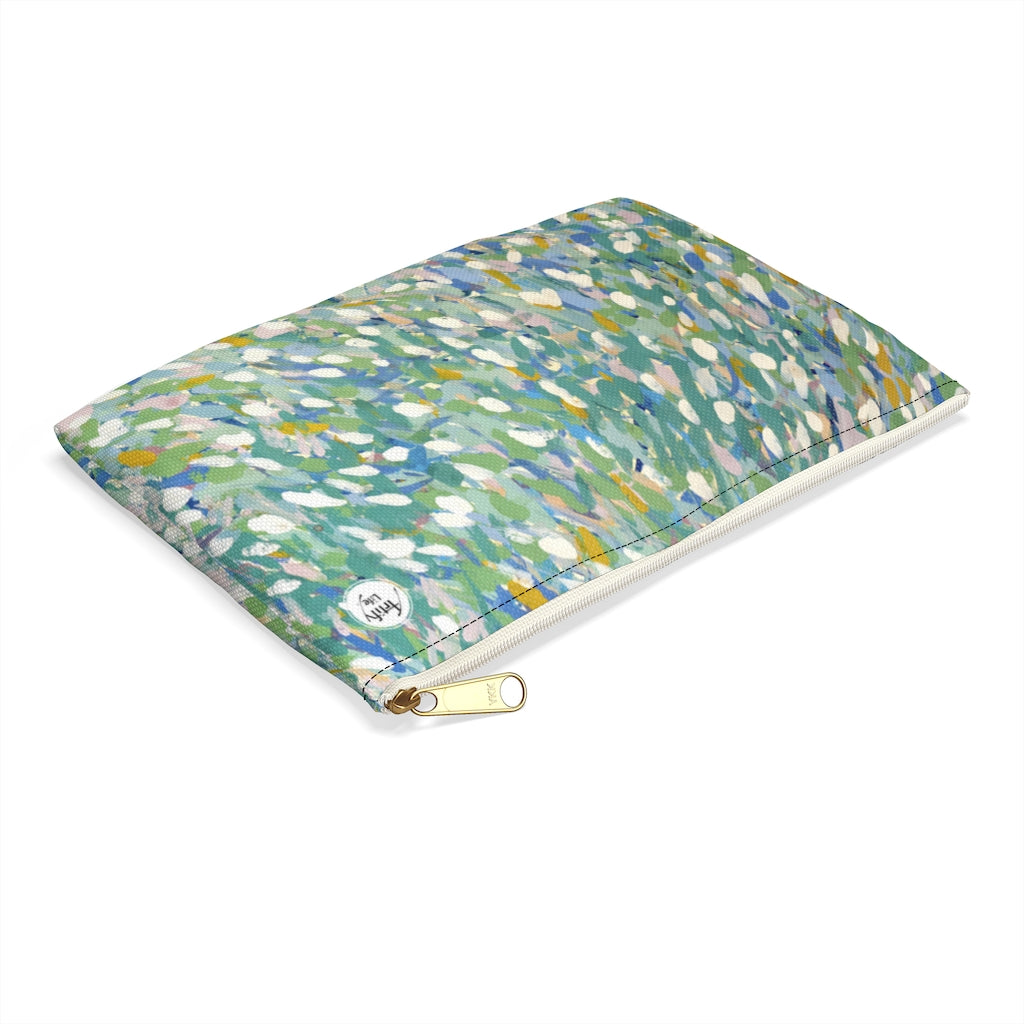 OCEAN BLOOM Painted Pouch
