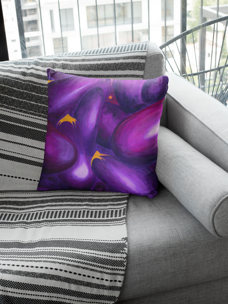 EGGPLANT Pillow Cover